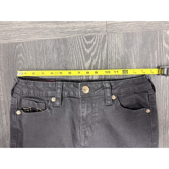 True Religion Jennie Curvy Super Skinny Jeans Black Mid Rise Womens Size 29 - Picture 12 of 12